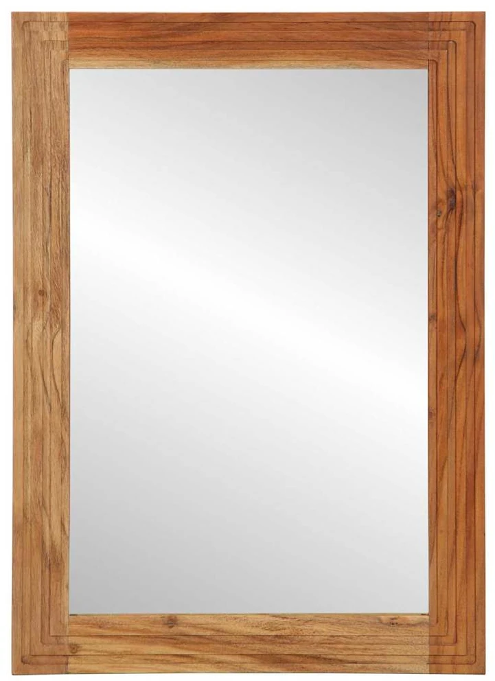 Vonios veidrodis Ruda 70 x 50 x 2.5 cm Stiklas ir kieta akacija
