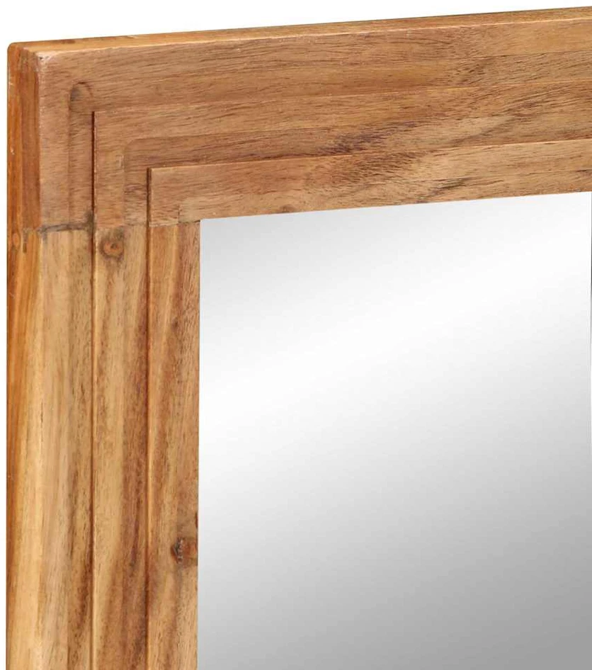 Vonios veidrodis Ruda 70 x 50 x 2.5 cm Stiklas ir kieta akacija