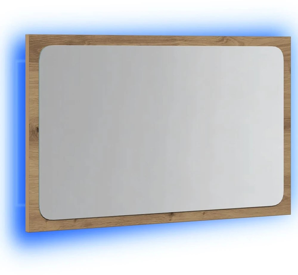 Vonios veidrodis su LED apšvietimu, artisano, 60x8,5x38cm
