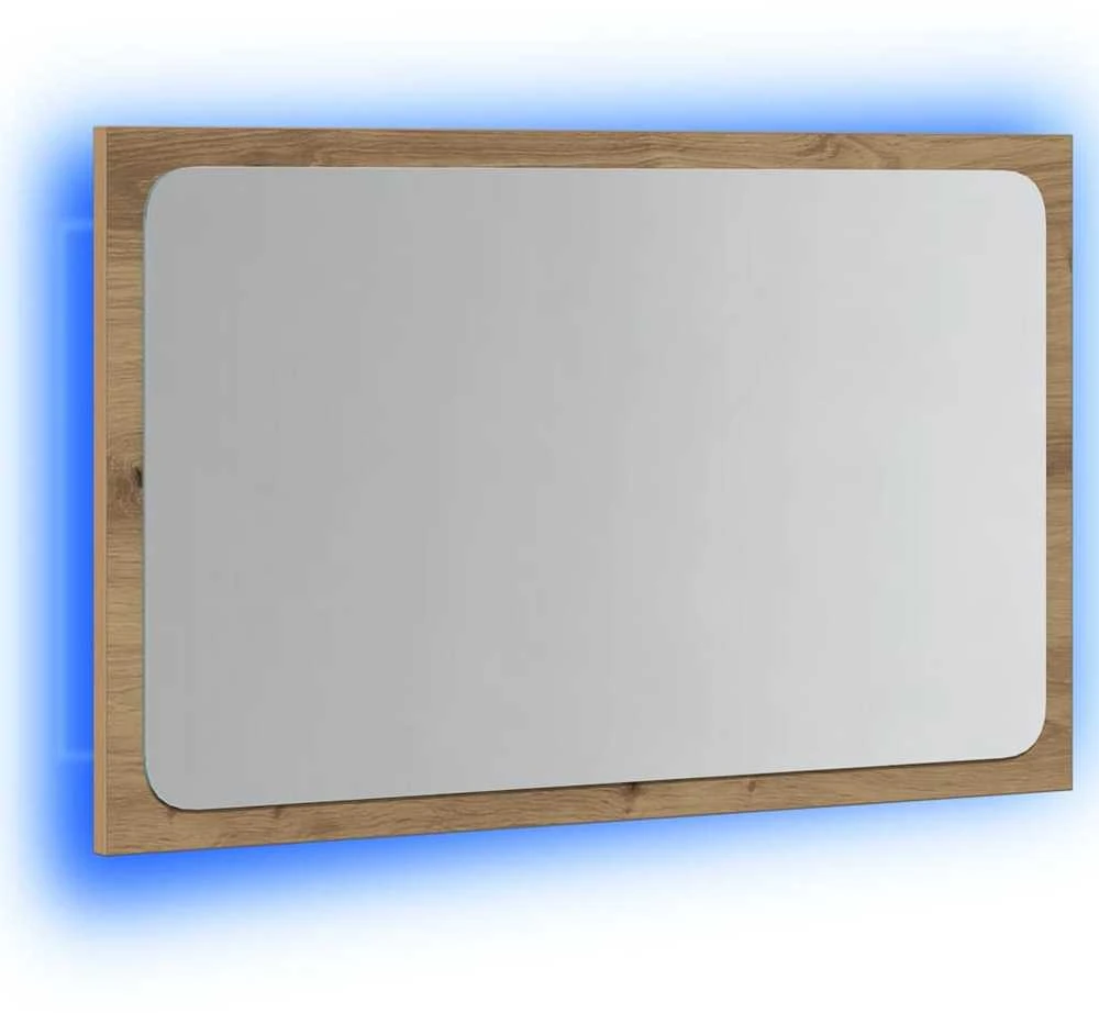 Vonios veidrodis su LED apšvietimu, artisano, 60x8,5x38cm