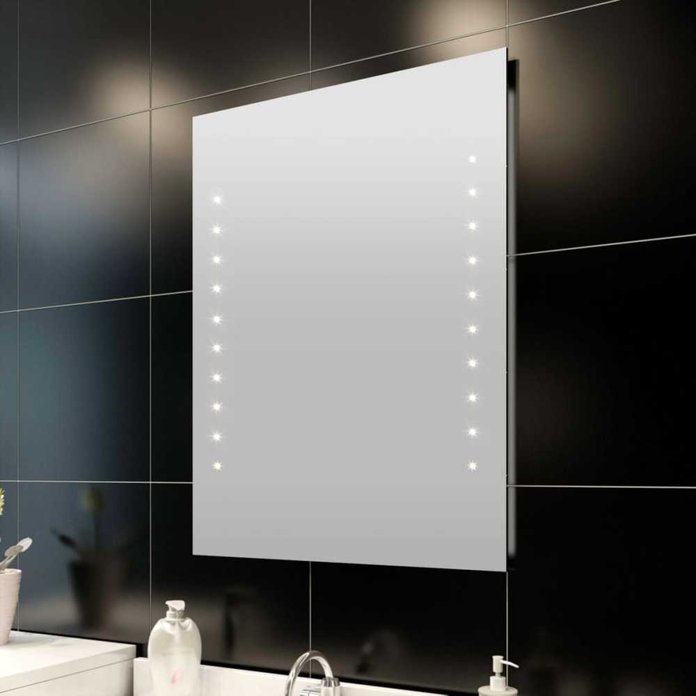 Vonios veidrodis su LED lempomis, 60x80 cm