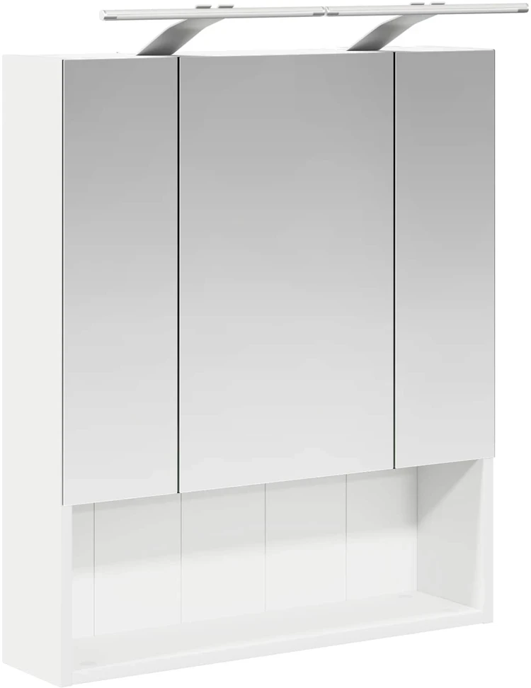 Vonios veidrodžio spinta Balta 60 x 14.5 x 70 cm