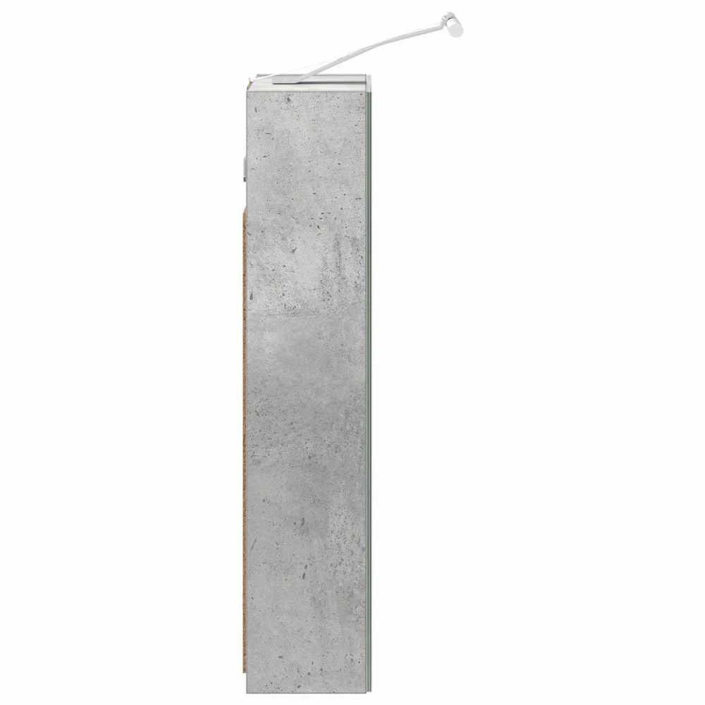 Vonios veidrodžio spinta Betono pilka 30 x 10,5 x 50 cm