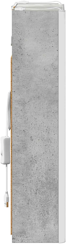 Vonios veidrodžio spinta Betono pilka 33 x 11,5 x 50 cm