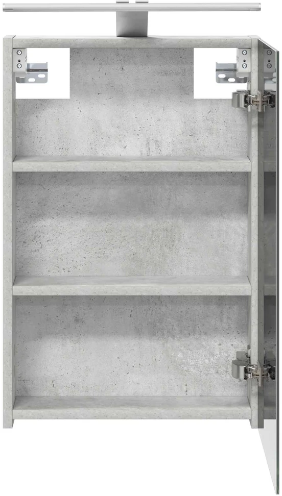 Vonios veidrodžio spinta Betono pilka 40 x 10,5 x 60,5 cm
