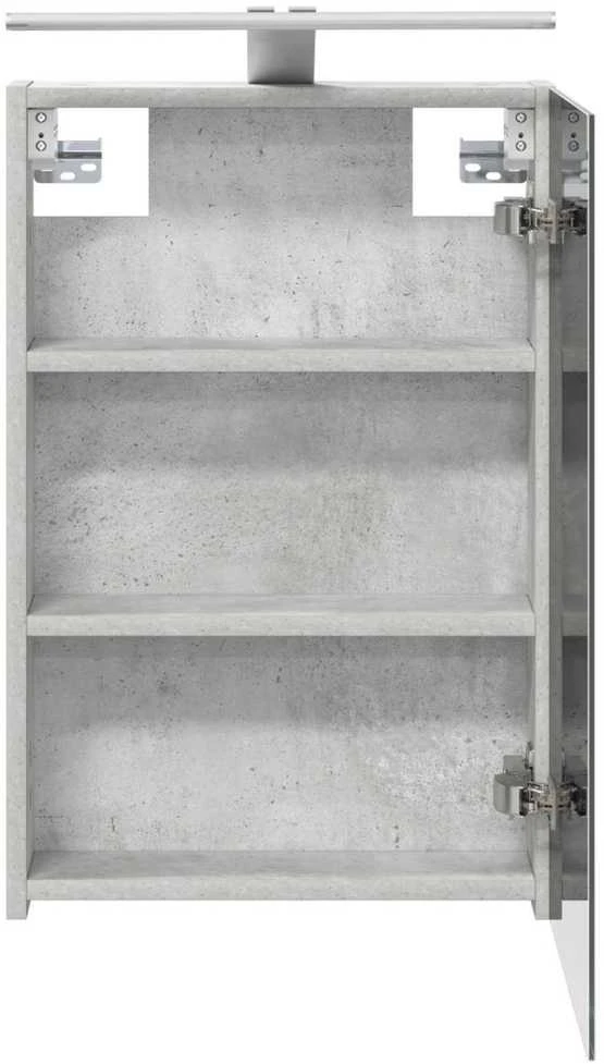 Vonios veidrodžio spinta Betono pilka 40 x 10,5 x 60,5 cm