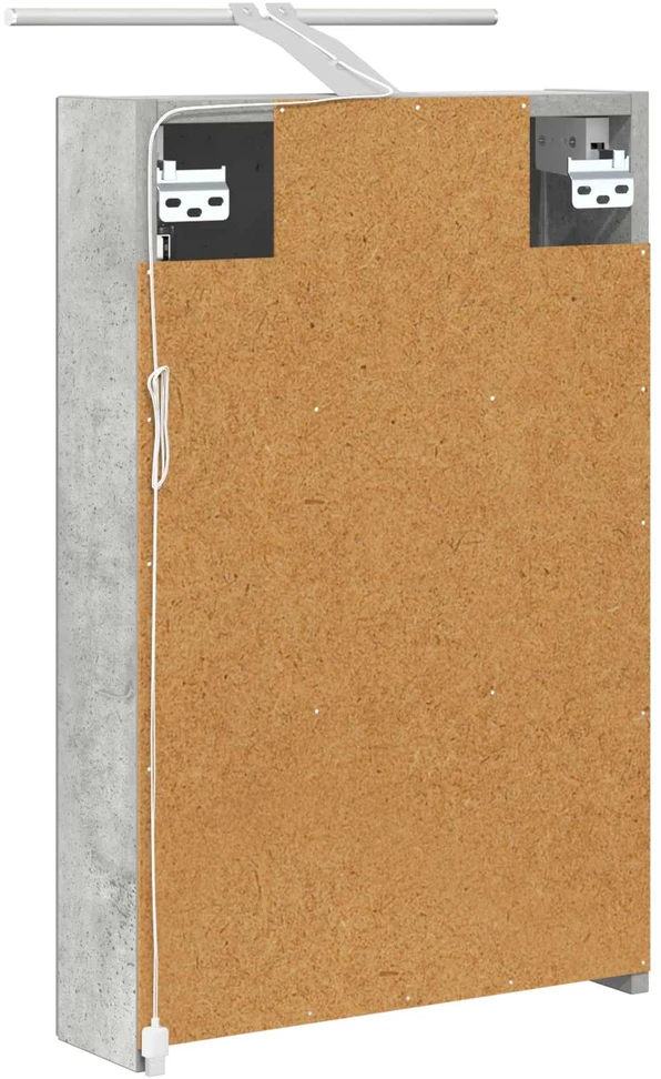 Vonios veidrodžio spinta Betono pilka 40 x 10,5 x 60,5 cm
