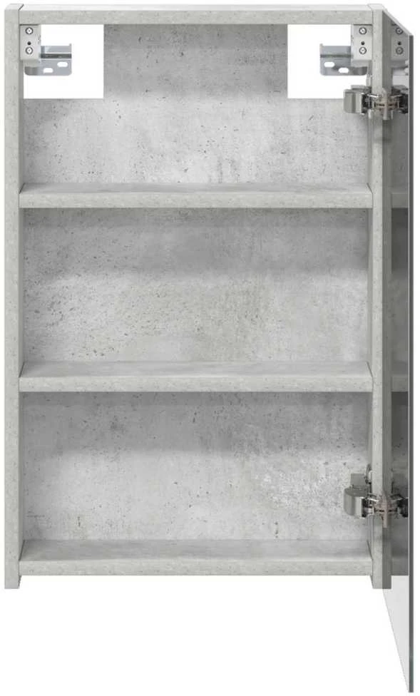 Vonios veidrodžio spinta Betono pilka 40 x 10,5 x 60,5 cm