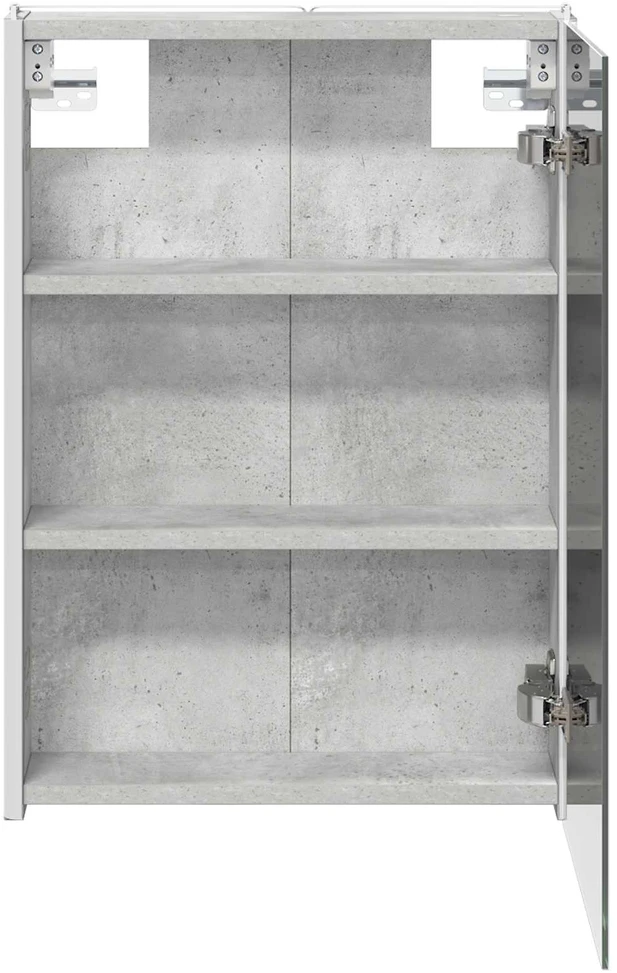 Vonios veidrodžio spinta Betono pilka 43 x 11,5 x 60,5 cm