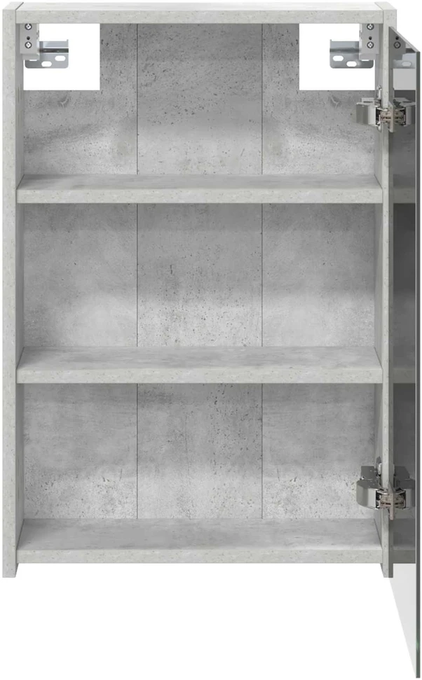 Vonios veidrodžio spinta Betono pilka 43 x 16 x 62.5 cm