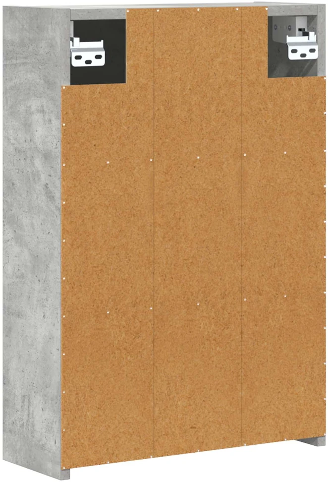 Vonios veidrodžio spinta Betono pilka 43 x 16 x 62.5 cm