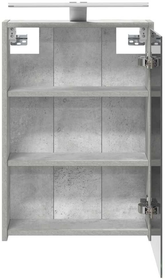 Vonios veidrodžio spinta Betono pilka 43 x 16 x 62.5 cm