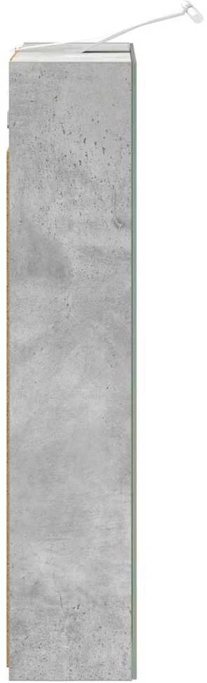 Vonios veidrodžio spinta Betono pilka 50 x 14,5 x 70 cm