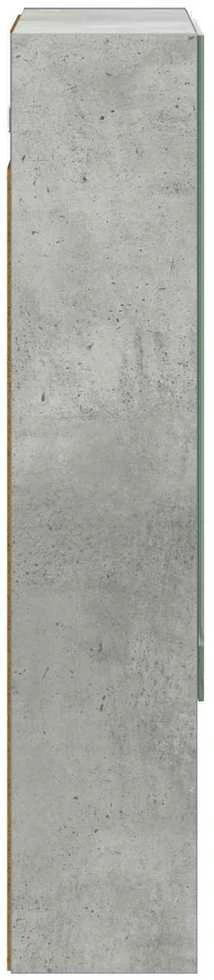 Vonios veidrodžio spinta Betono pilka 50 x 14,5 x 70 cm