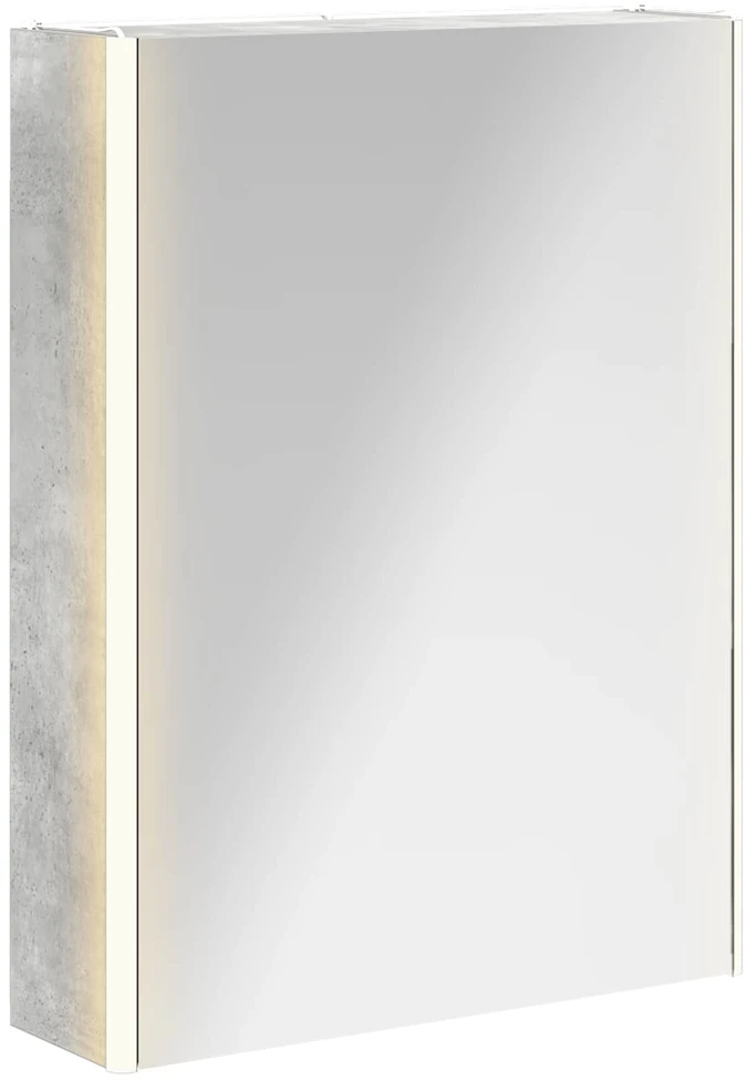 Vonios veidrodžio spinta Betono pilka 53 x 15,5 x 70 cm