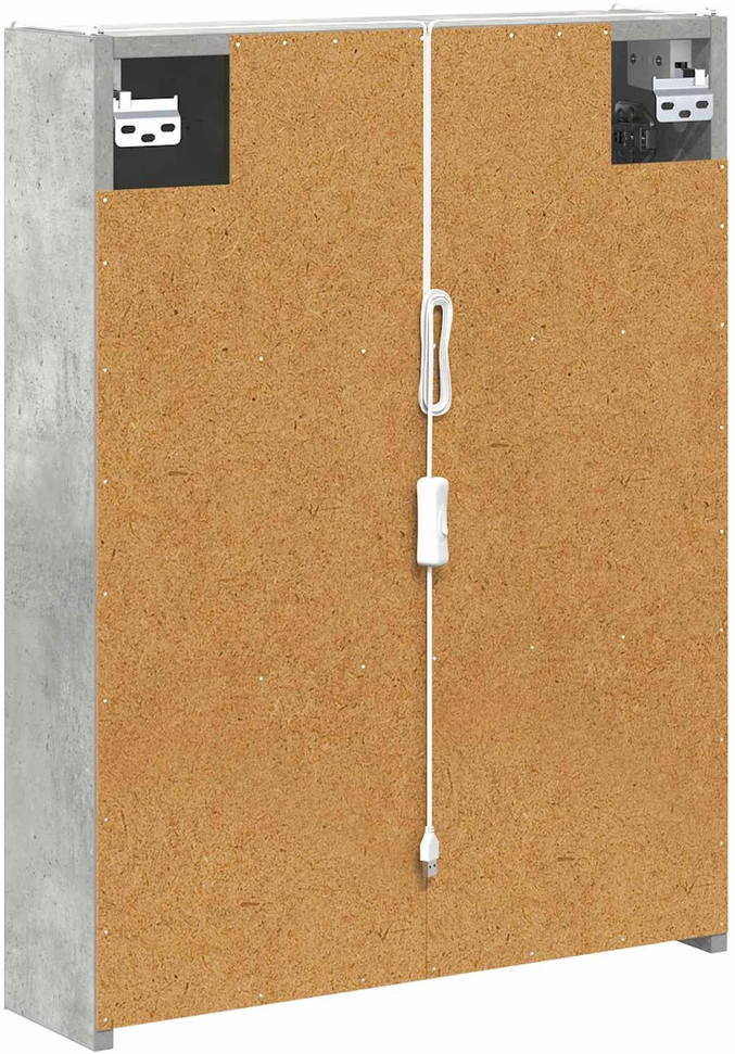 Vonios veidrodžio spinta Betono pilka 53 x 15,5 x 70 cm