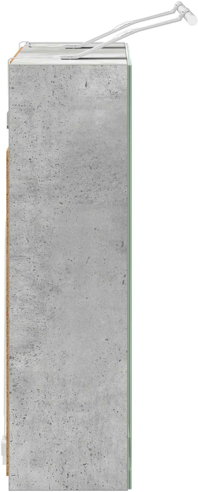 Vonios veidrodžio spinta Betono pilka 60 x 14,5 x 50 cm