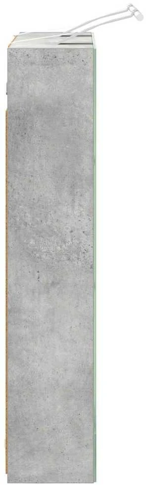 Vonios veidrodžio spinta Betono pilka 60 x 14,5 x 70 cm