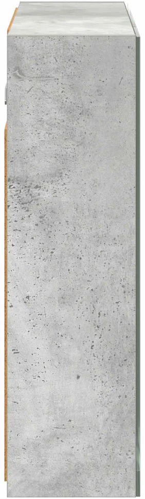 Vonios veidrodžio spinta Betono pilka 60 x 14,5 x 50 cm