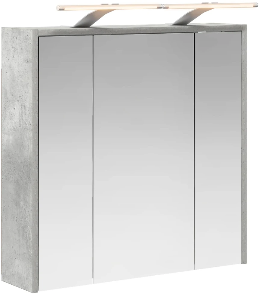 Vonios veidrodžio spinta Betono pilka 63,5 x 16 x 62,5 cm