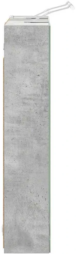 Vonios veidrodžio spinta Betono pilka 70 x 14,5 x 70 cm