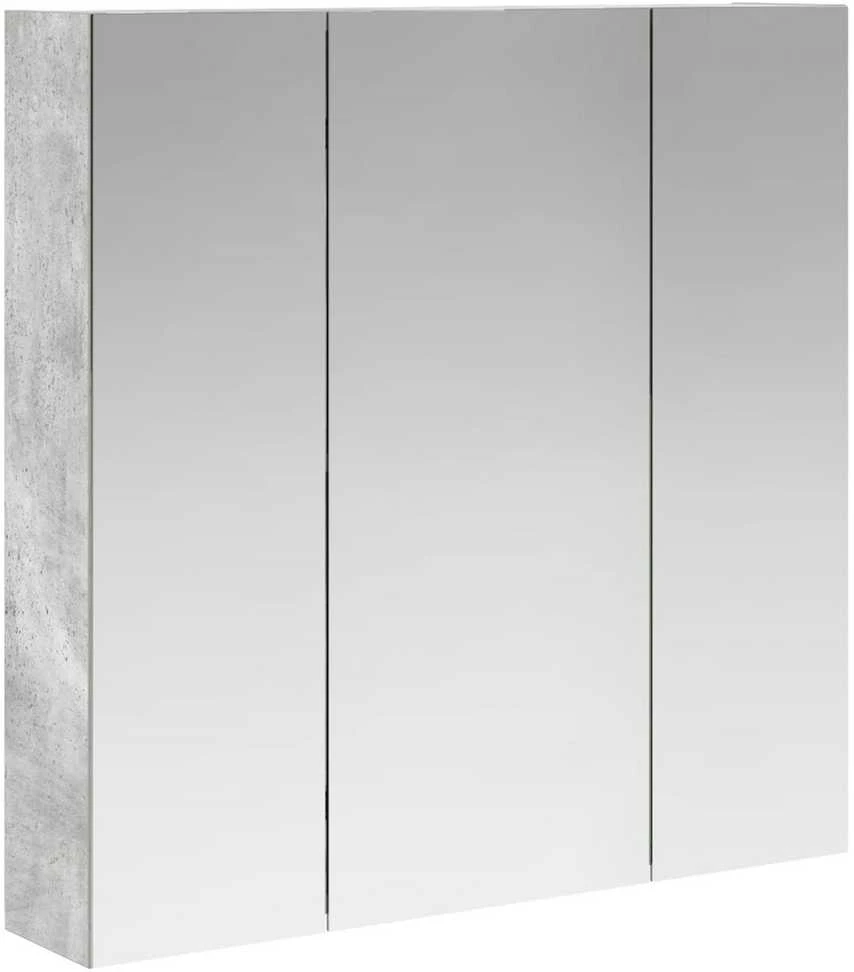 Vonios veidrodžio spinta Betono pilka 70 x 14,5 x 70 cm
