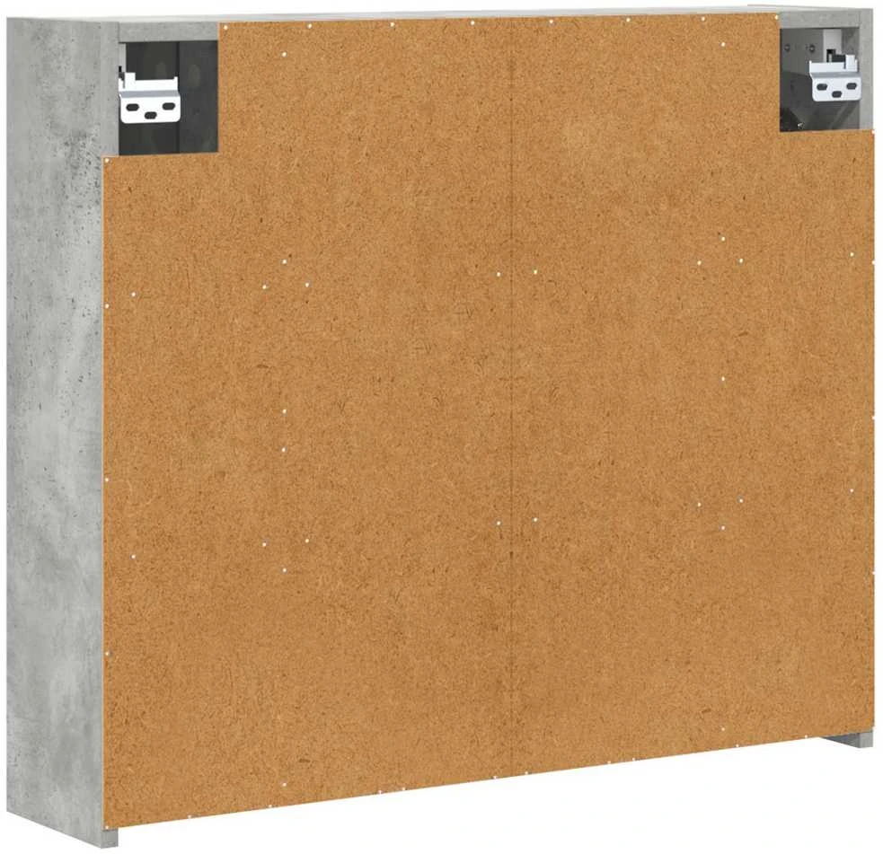 Vonios veidrodžio spinta Betono pilka 73,5 x 16 x 62,5 cm