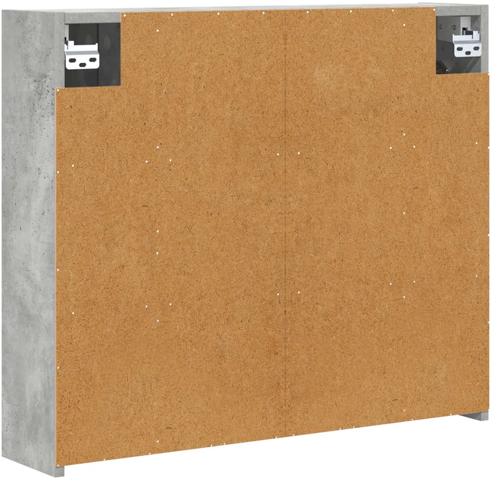 Vonios veidrodžio spinta Betono pilka 73,5 x 16 x 62,5 cm