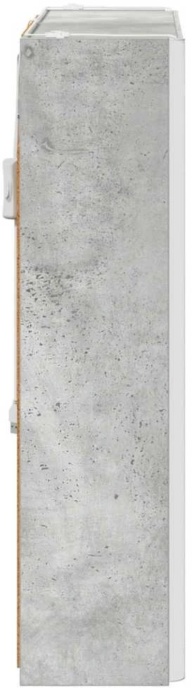 Vonios veidrodžio spinta Betono pilka 73.5 x 15.5 x 70 cm