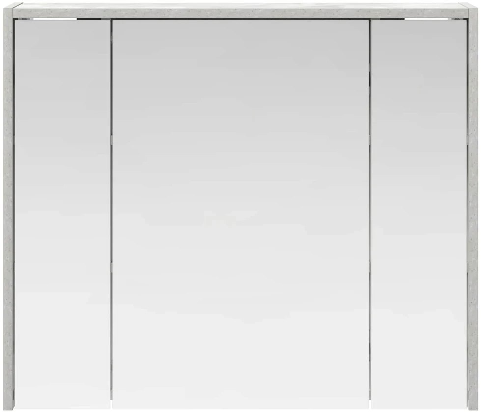 Vonios veidrodžio spinta Betono pilka 73,5 x 16 x 62,5 cm