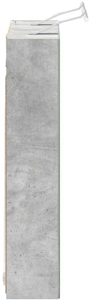 Vonios veidrodžio spinta Betono pilka 80 x 14.5 x 70 cm
