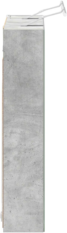 Vonios veidrodžio spinta Betono pilka 80 x 14.5 x 70 cm