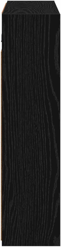 Vonios veidrodžio spinta Juodas ąžuolas 73,5 x 16 x 62,5 cm