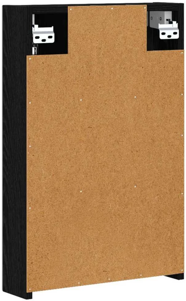 Vonios veidrodžio spinta Juodas ąžuolas 40 x 10,5 x 60,5 cm
