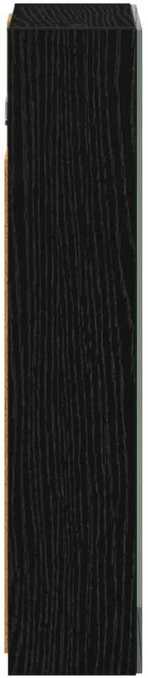 Vonios veidrodžio spinta Juodas ąžuolas 30 x 10,5 x 50 cm