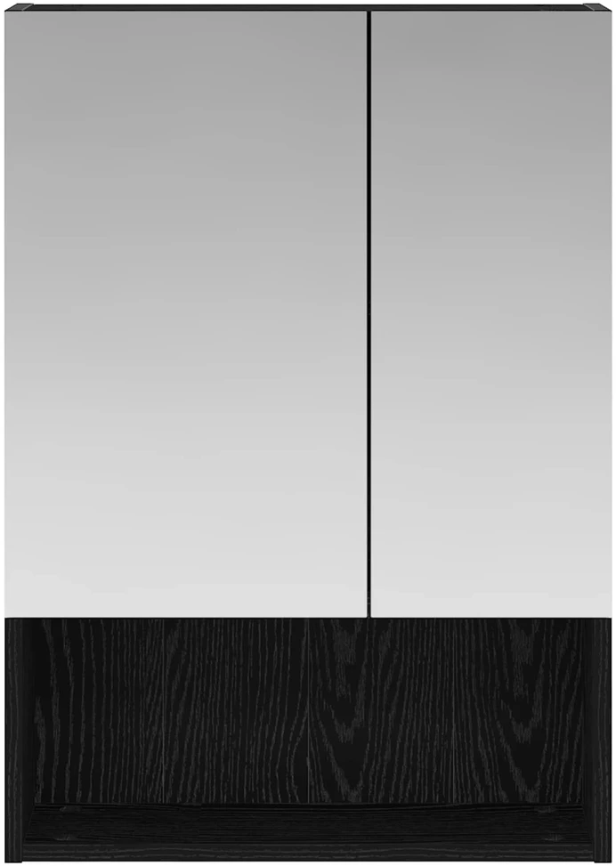 Vonios veidrodžio spinta Juodas ąžuolas 50 x 14,5 x 70 cm