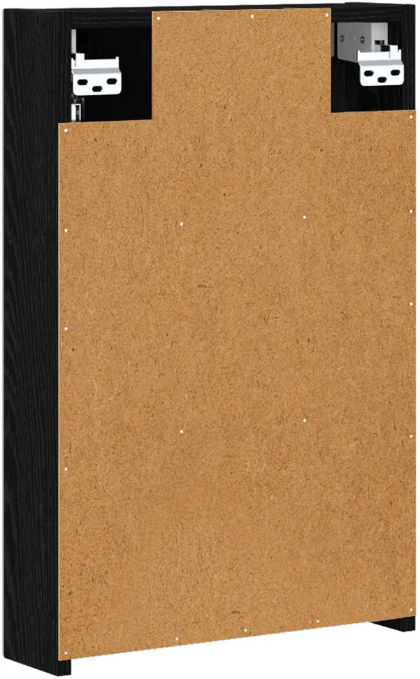 Vonios veidrodžio spinta Juodas ąžuolas 40 x 10,5 x 60,5 cm
