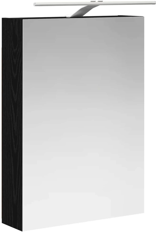 Vonios veidrodžio spinta Juodas ąžuolas 50 x 14,5 x 70 cm