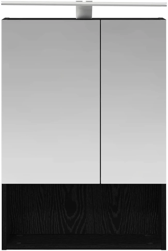 Vonios veidrodžio spinta Juodas ąžuolas 50 x 14,5 x 70 cm