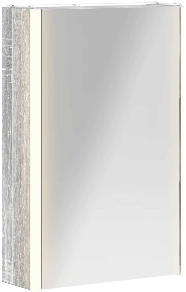 Vonios veidrodžio spinta Pilkas Sonoma 33 x 11,5 x 50 cm