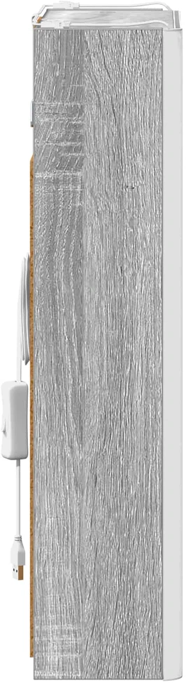 Vonios veidrodžio spinta Pilkas Sonoma 33 x 11,5 x 50 cm