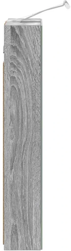 Vonios veidrodžio spinta Pilkas Sonoma 40 x 10,5 x 60,5 cm