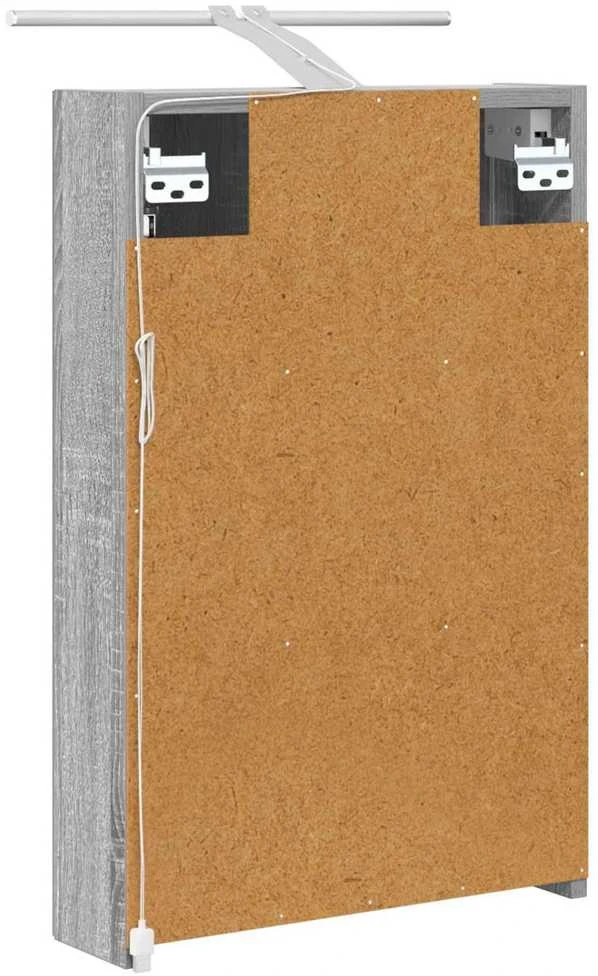 Vonios veidrodžio spinta Pilkas Sonoma 40 x 10,5 x 60,5 cm