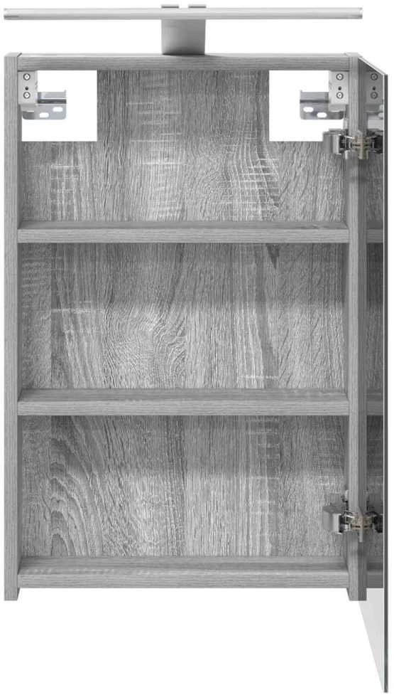 Vonios veidrodžio spinta Pilkas Sonoma 40 x 10,5 x 60,5 cm