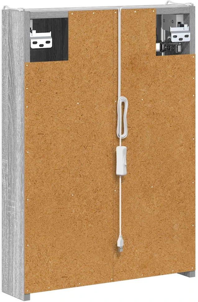 Vonios veidrodžio spinta Pilkas Sonoma 43 x 11,5 x 60,5 cm