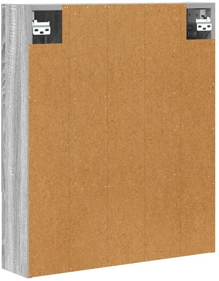 Vonios veidrodžio spinta Pilkas Sonoma 60 x 14.5 x 70 cm