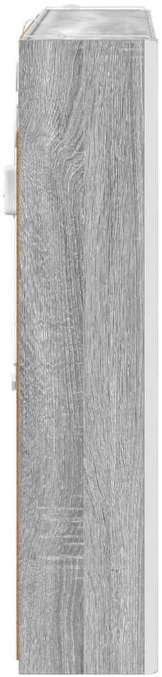Vonios veidrodžio spinta Pilkas Sonoma 83,5 x 15,5 x 70 cm