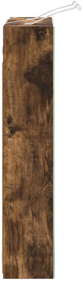 Vonios veidrodžio spinta Rūkyta ąžuolas 60 x 14,5 x 70 cm