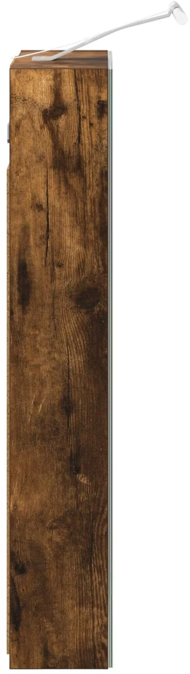 Vonios veidrodžio spinta Rūkyta ąžuolas 40 x 10,5 x 60,5 cm