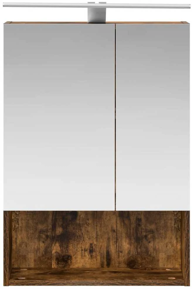 Vonios veidrodžio spinta Rūkyta ąžuolas 50 x 14,5 x 70 cm